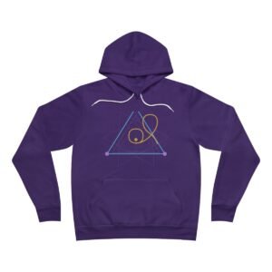 Plasma Triangle Hoodie — Violet Night