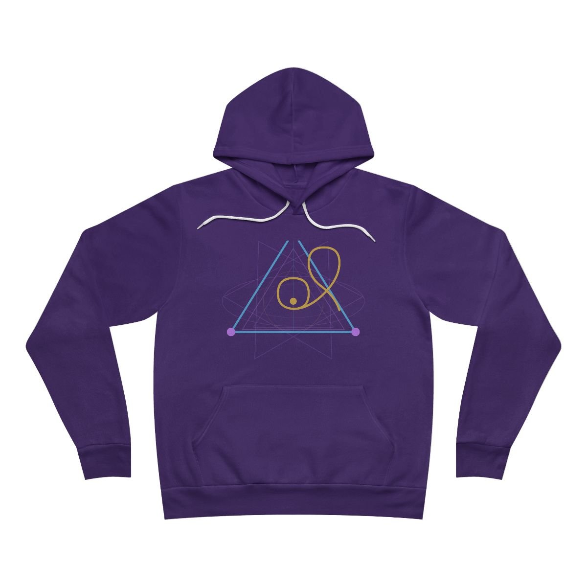 Plasma Triangle Hoodie — Violet Night