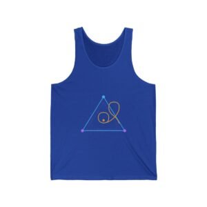 Plasma Triangle Tank — Violet Night