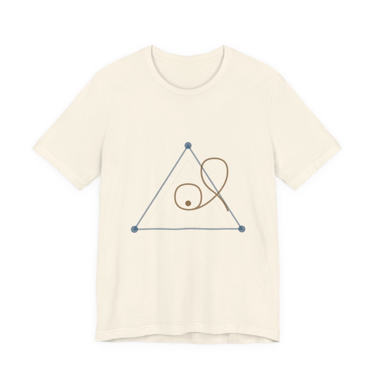 Plasma Triangle Tee — Parchment
