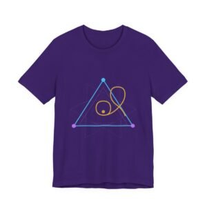 Plasma Triangle Tee — Violet Night