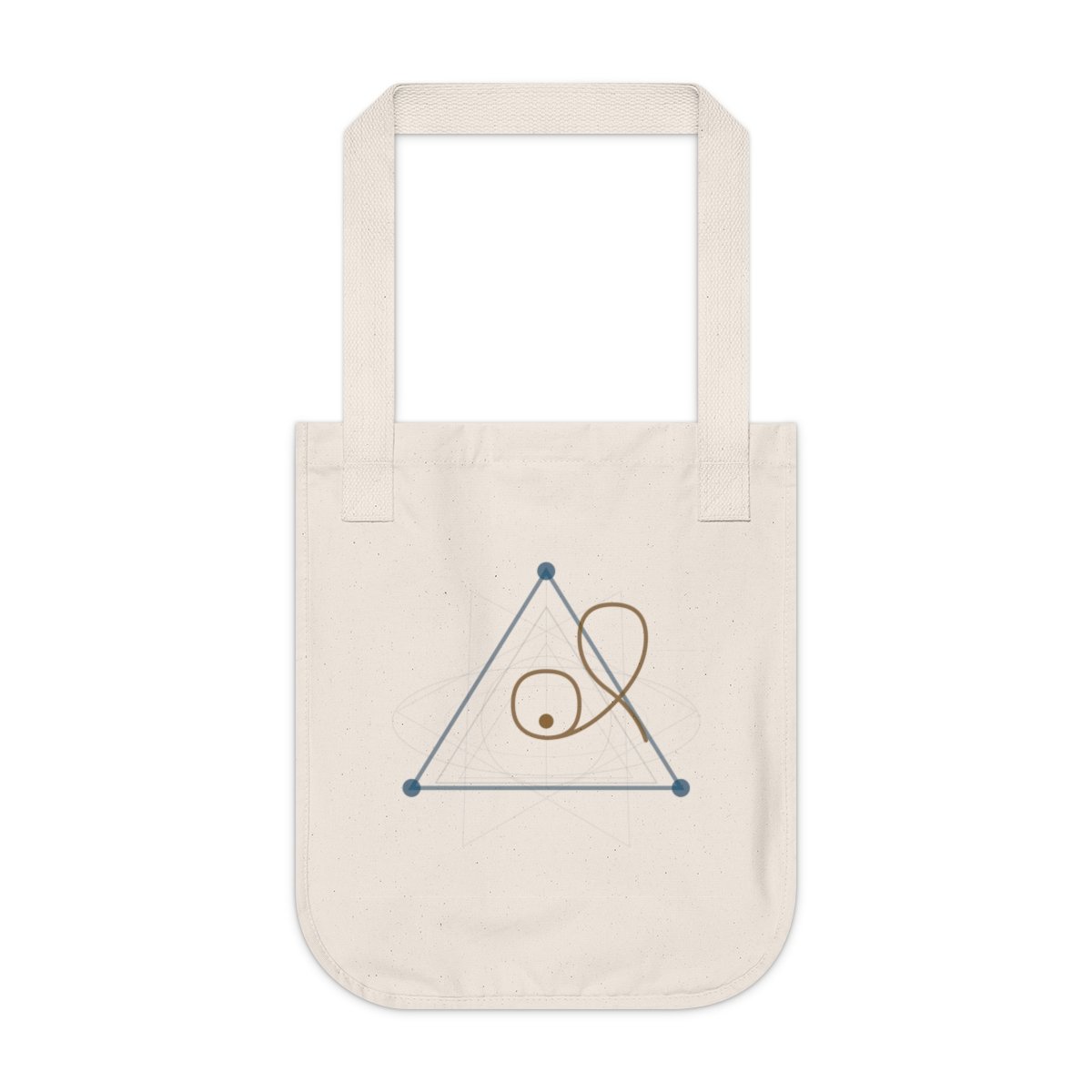 Plasma Triangle Tote — Parchment