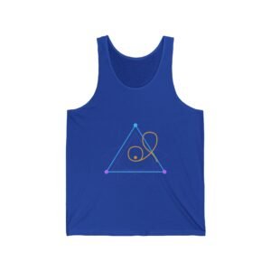 Plasma Triangle Tank — Violet Night