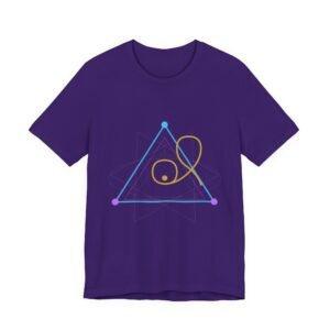 Plasma Triangle Tee — Violet Night