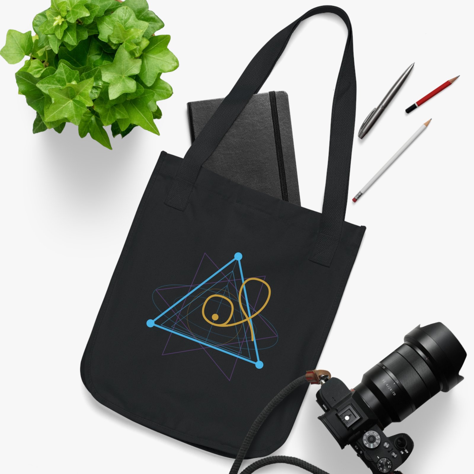 Plasma Triangle Tote — Void - Image 3