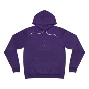 Plasma Triangle Hoodie — Violet Night