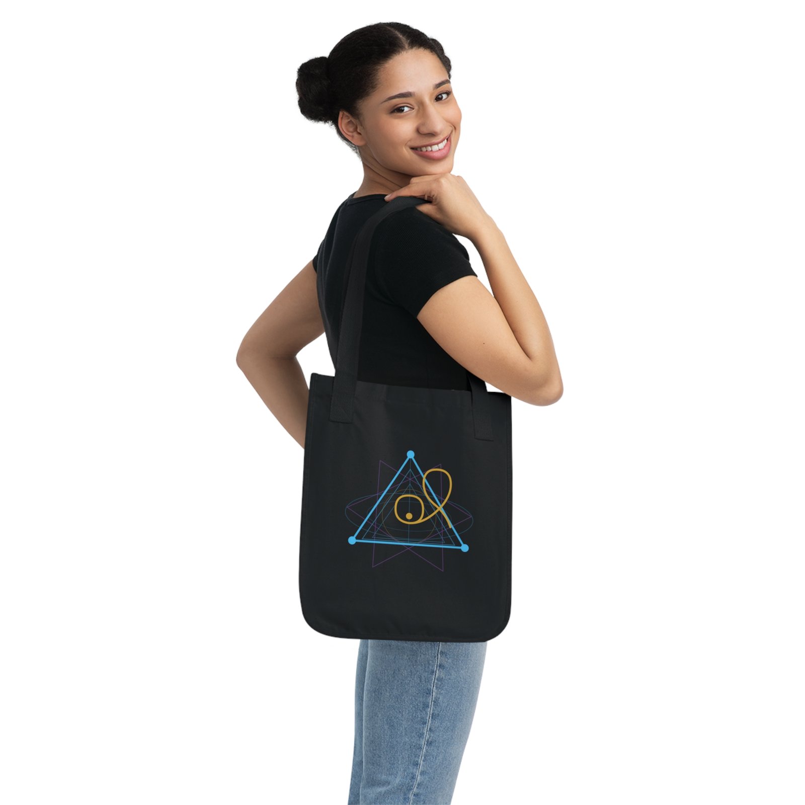 Plasma Triangle Tote — Void - Image 4