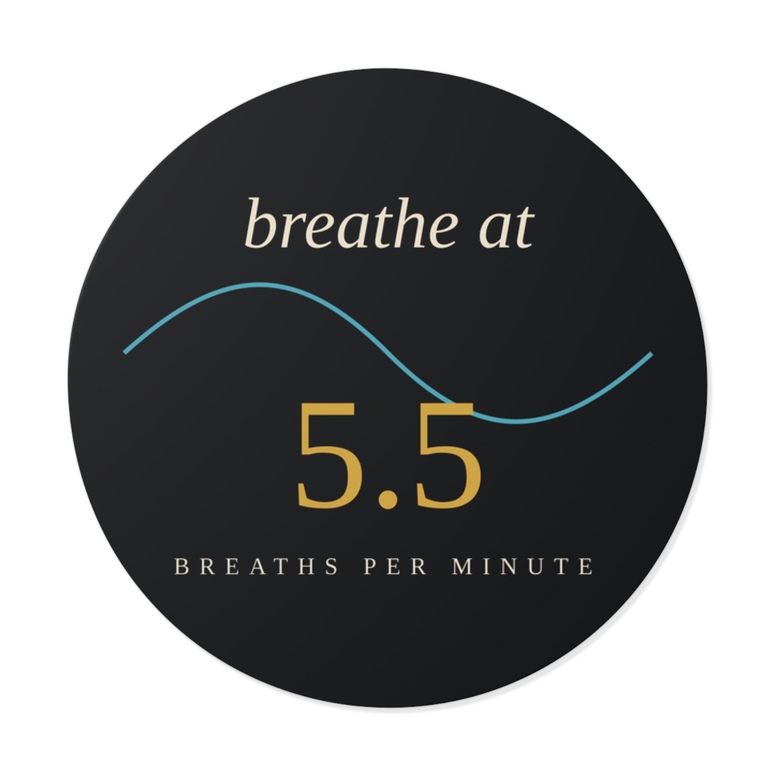 Breathe at 5.5 Sticker