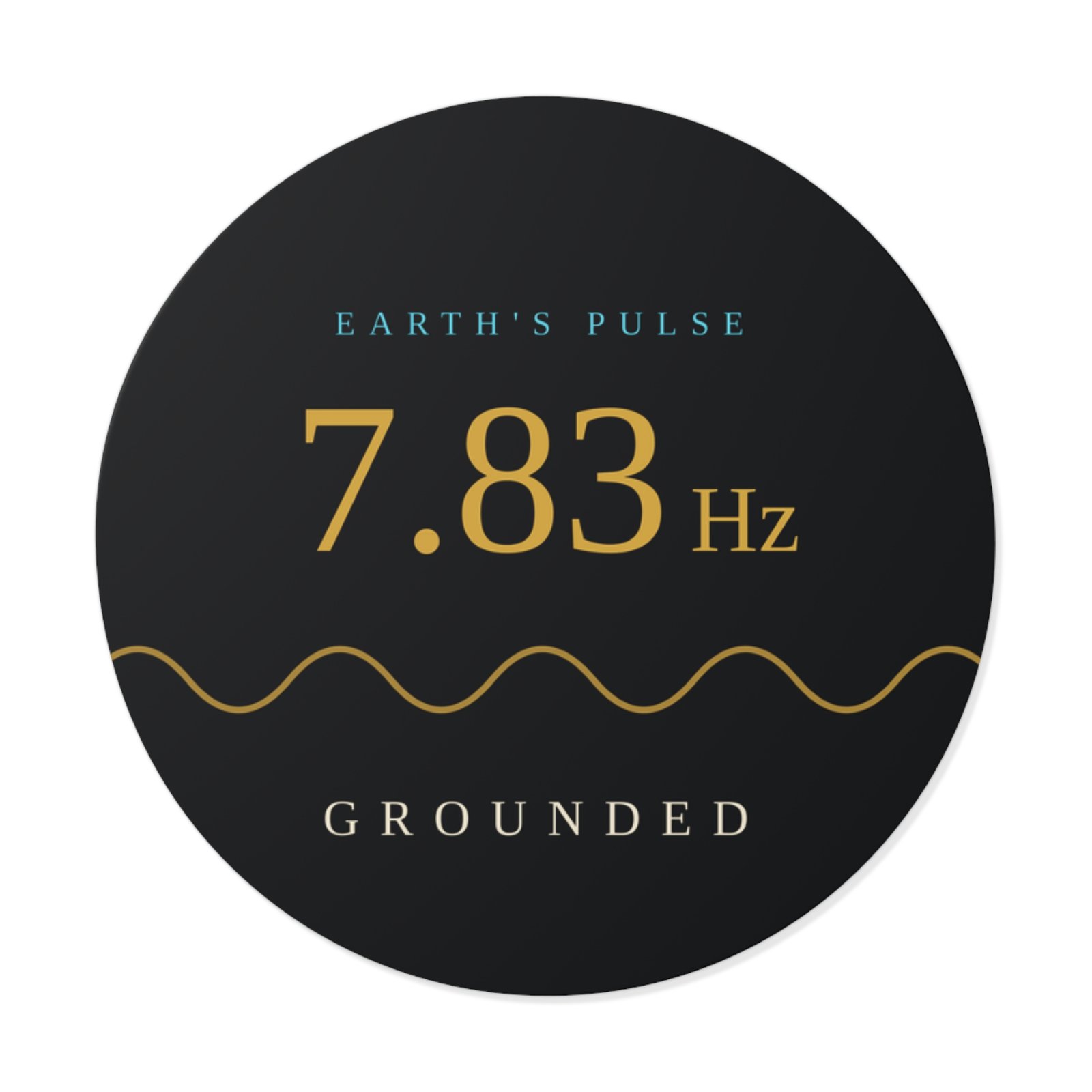 7.83 Hz Grounded Sticker