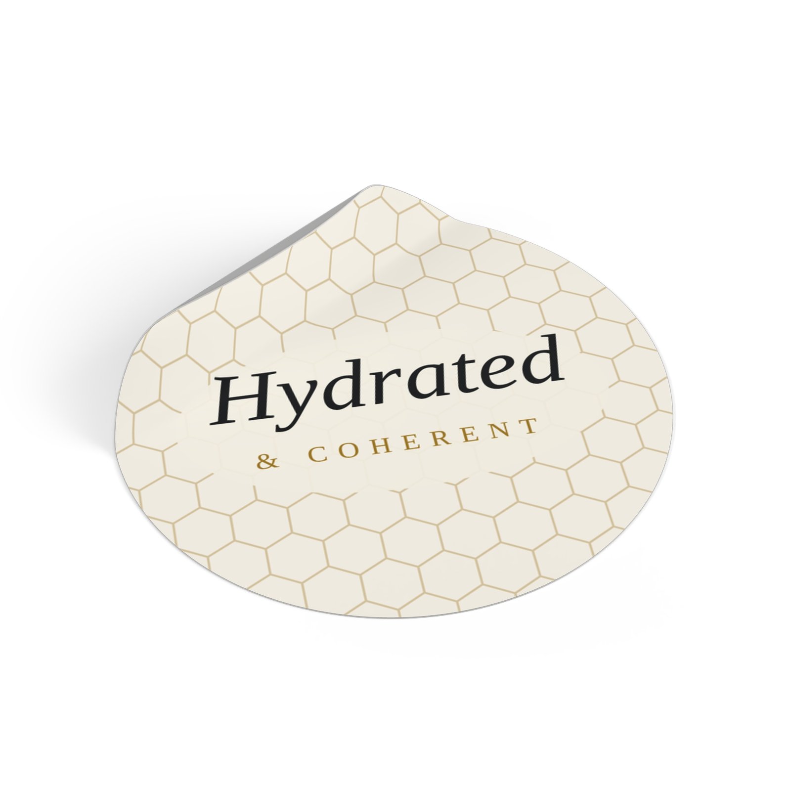 Hydrated & Coherent Sticker (Light) - Image 2