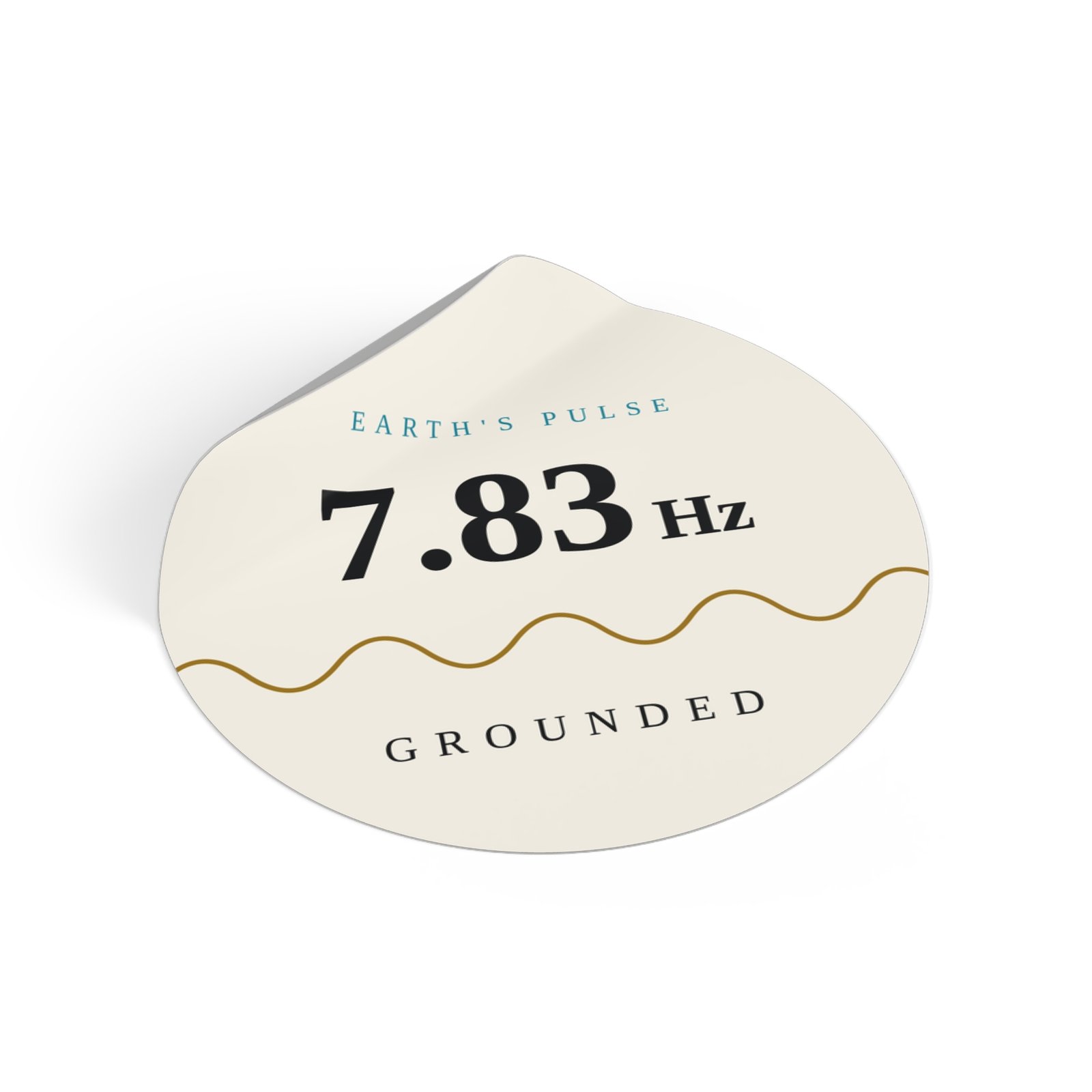 7.83 Hz Grounded Sticker (Light) - Image 2