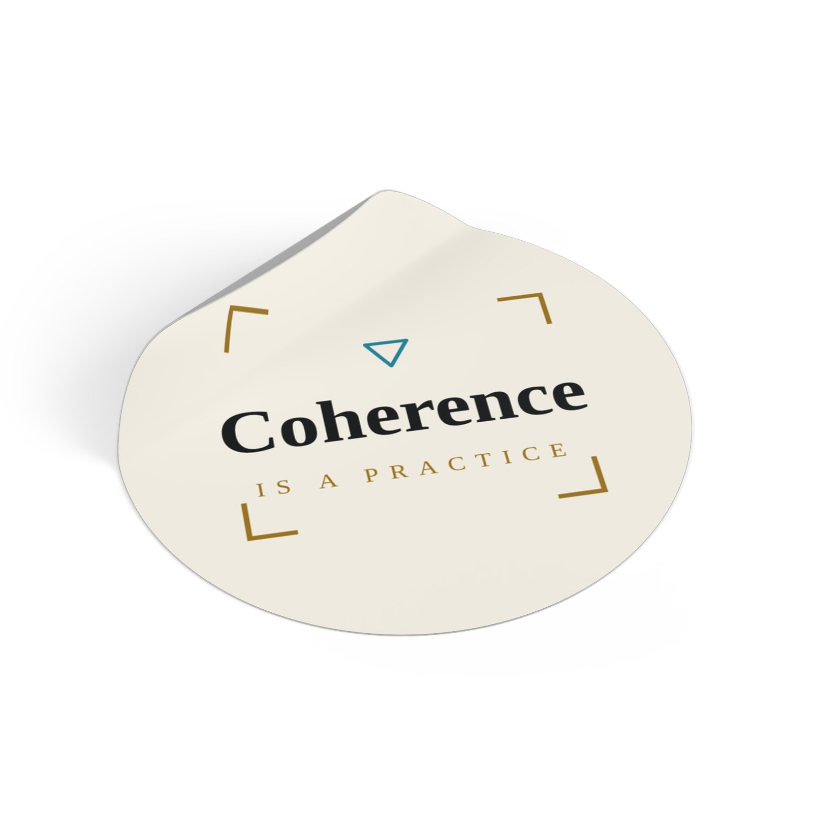 Coherence Is a Practice Sticker (Light) - Image 2